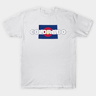 Colorado Colored State T-Shirt